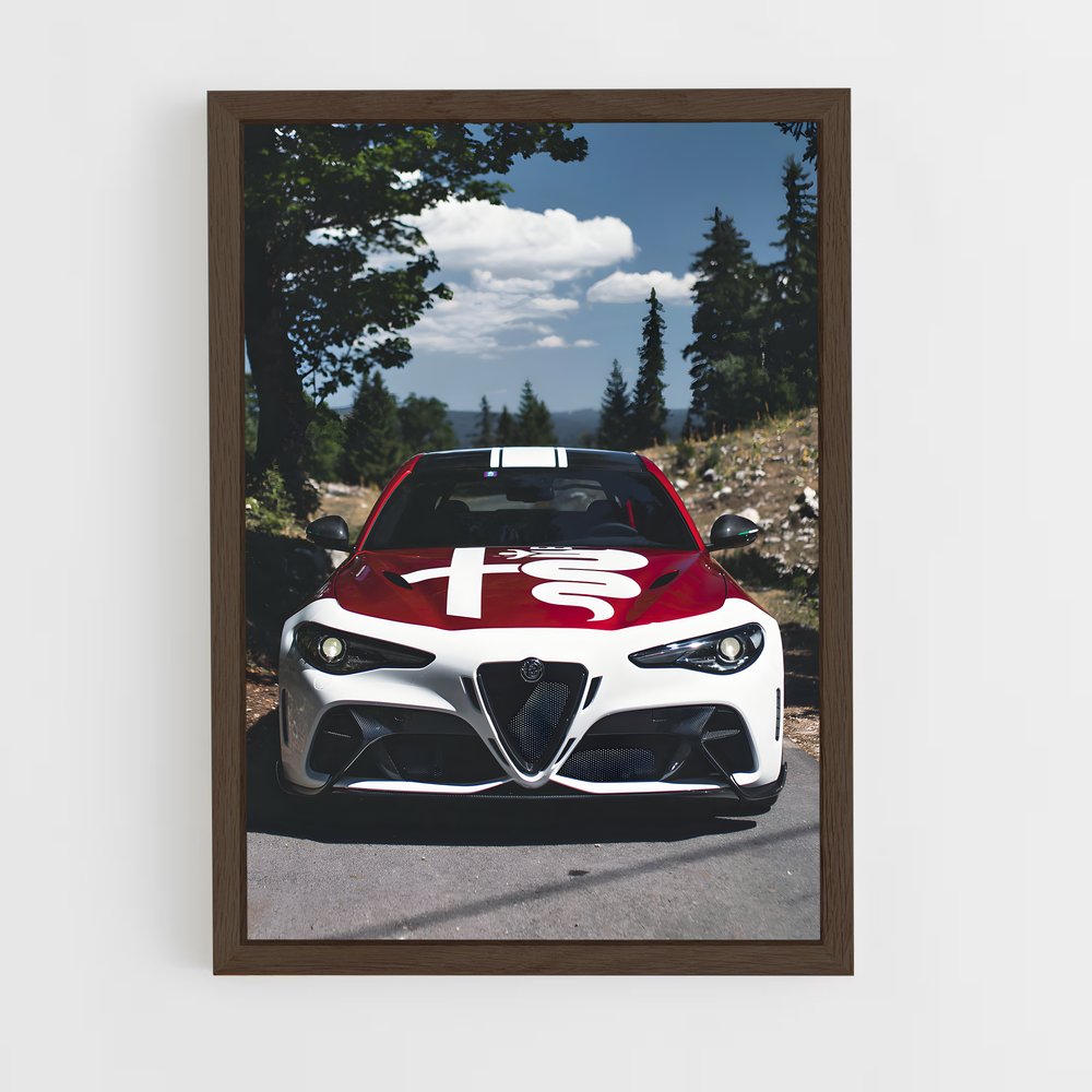 Poster Giulia gtam italienne – affiche Alfa Romeo (vue 5)